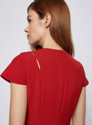 Boss Dilira Cocktailkleid Damen, Rot
