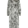 Boss Dinew Hemdblusenkleid Damen, Weiß