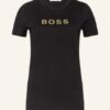 Boss Elogo T-Shirts Damen, Schwarz