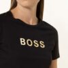 Boss Elogo T-Shirts Damen, Schwarz