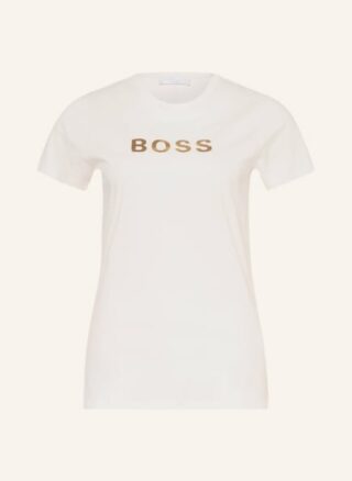Boss Elogo T-Shirts Damen, Weiß
