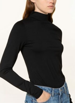 Boss Emata Longsleeve Damen, Schwarz