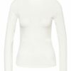 Boss Emata Longsleeve Damen, Weiß