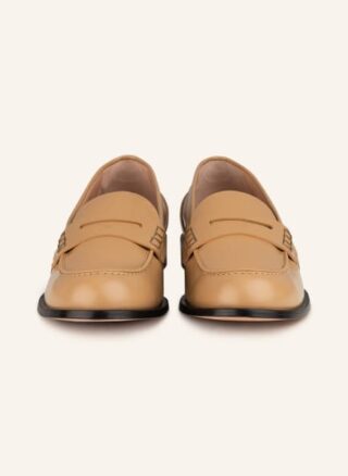 Boss Erin Penny-Loafer Damen, Beige