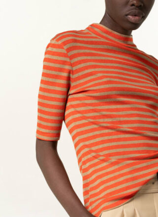 Boss Erya Kurzarm-Pullover Damen, Orange