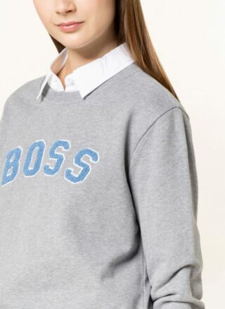 Boss Esety Sweatshirt Damen, Grau