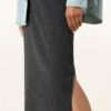 Boss Fadelina Bleistiftrock Damen, Grau