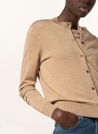 Boss Fadenas Strickjacke Damen, Braun
