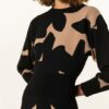 Boss Fanettie Strickkleid Damen, Schwarz