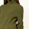 Boss Felola Rollkragenpullover Damen, Grün