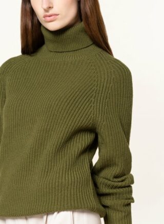 Boss Felola Rollkragenpullover Damen, Grün