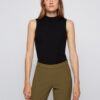 Boss Feskie Top Damen, Schwarz