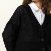Boss Fiviama Strickjacke Damen, Schwarz