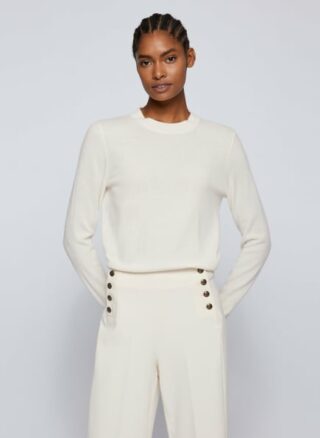 Boss Formena Pullover Damen, Weiß