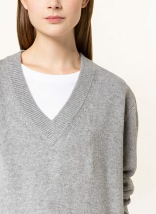 Boss Frynnie Cashmere-Pullover Damen, Grau
