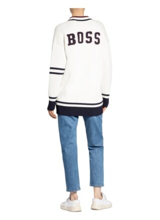 Boss Fulianna Strickjacke Damen, Weiß