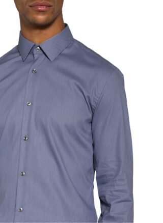 Boss Hank Business-Hemd Herren, Blau