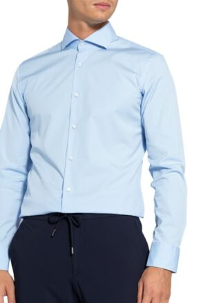 Boss Hank Business-Hemd Herren, Blau