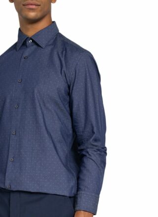 Boss Hank Business-Hemd Herren, Blau