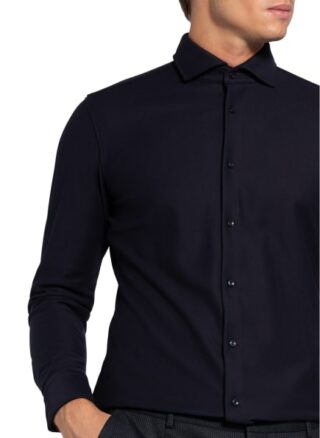 Boss Hank Jerseyhemd Herren, Blau