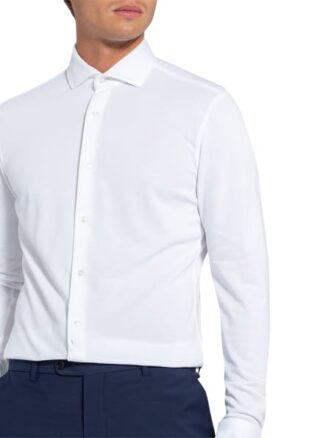 Boss Hank Jerseyhemd Herren, Weiß