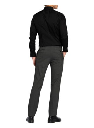 Boss Hank Performance Business-Hemd Herren, Schwarz