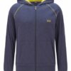 Boss Hoodie Herren, Blau