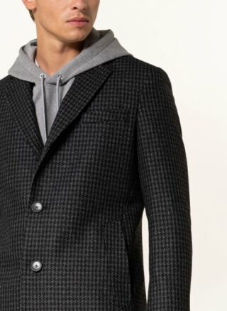 Boss Hyde Wollmantel Herren, Grau