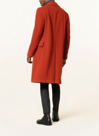 Boss Hyde Wollmantel Herren, Rot