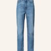Boss Jeans Straight Crop 1.4 Straight Leg Jeans Damen, Blau