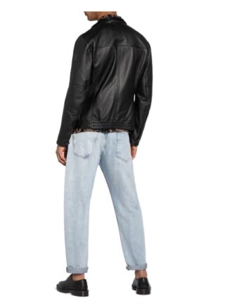 Boss Josep Lederjacke Herren, Schwarz