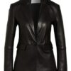 Boss Lederjacke Damen, Schwarz