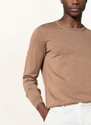 Boss Leno Pullover Herren, Grau