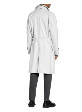 Boss Magnar Trenchcoat Herren, Weiß