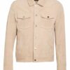 Boss Meren Lederjacke Herren, Beige