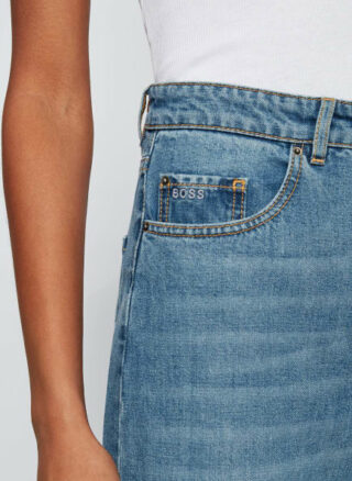 Boss Modern Flare 1.2 Straight Fit Straight Leg Jeans Damen, Blau