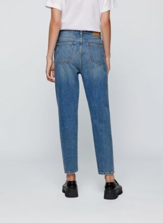 Boss Modern Mom 2.0 Taperd Fit Tapered Jeans Damen, Blau