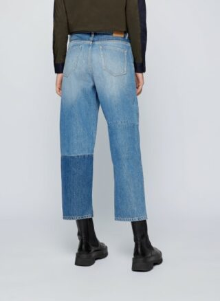 Boss Modern Straight 3.1 Straight Fit Straight Leg Jeans Damen, Blau