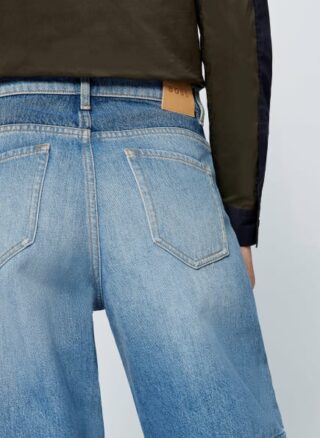 Boss Modern Straight 3.1 Straight Fit Straight Leg Jeans Damen, Blau