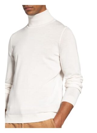 Boss Musso Rollkragenpullover Herren, Weiß