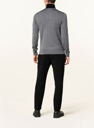 Boss Narsini Rollkragenpullover Herren, Grau