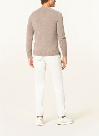 Boss Nolive Cashmere-Pullover Herren, Braun