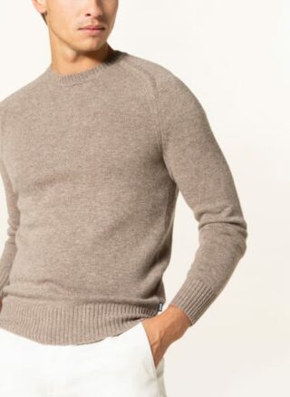 Boss Nolive Cashmere-Pullover Herren, Braun