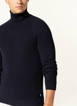 Boss Novenzo Rollkragenpullover Herren, Blau