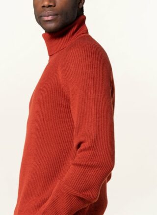 Boss Novenzo Rollkragenpullover Herren, Rot