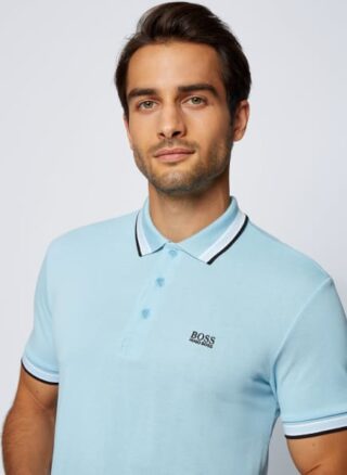 Boss Paddy Poloshirt Herren, Blau