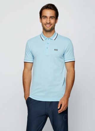 Boss Paddy Poloshirt Herren, Blau