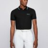 Boss Paddy Pro Poloshirt Herren, Schwarz