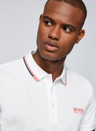 Boss Paddy Pro Poloshirt Herren, Weiß