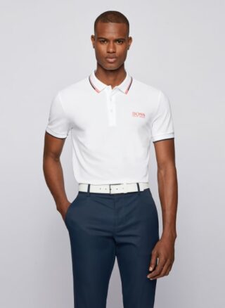 Boss Paddy Pro Poloshirt Herren, Weiß